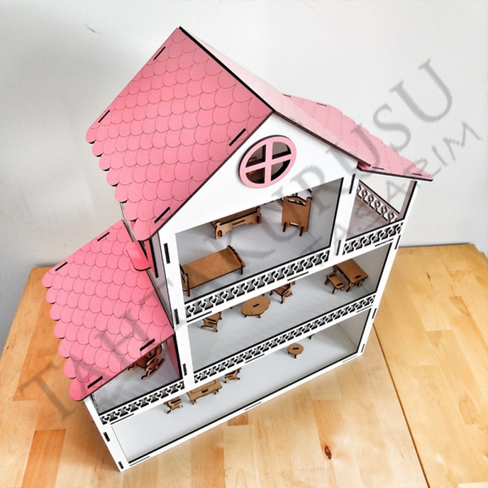 KAMPANYA Ahşap Oyuncak Oyun Evi